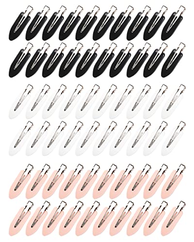 No Bend Hair Clips - 60 Pcs Creaseless Clips for ...