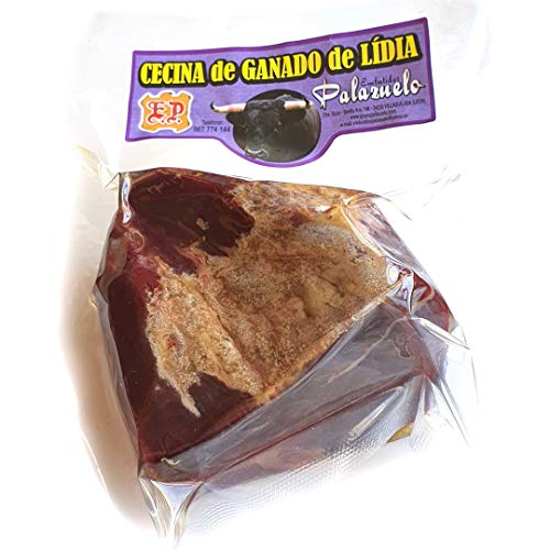 Cecina de Toro de Lídia en Taco 500g aprox. ENTREGA 24-72 HORAS.De Ganadería Propia. León. Palazuelo