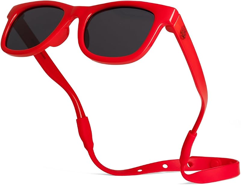 BABY SUNNIES Óculos de sol infantis polarizados com alça para bebês de 0 a 24 meses