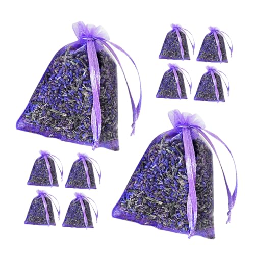 PRETYZOOM 10pcs Bolsitas Colgantes de Lavanda Aromáticas miniatura 1