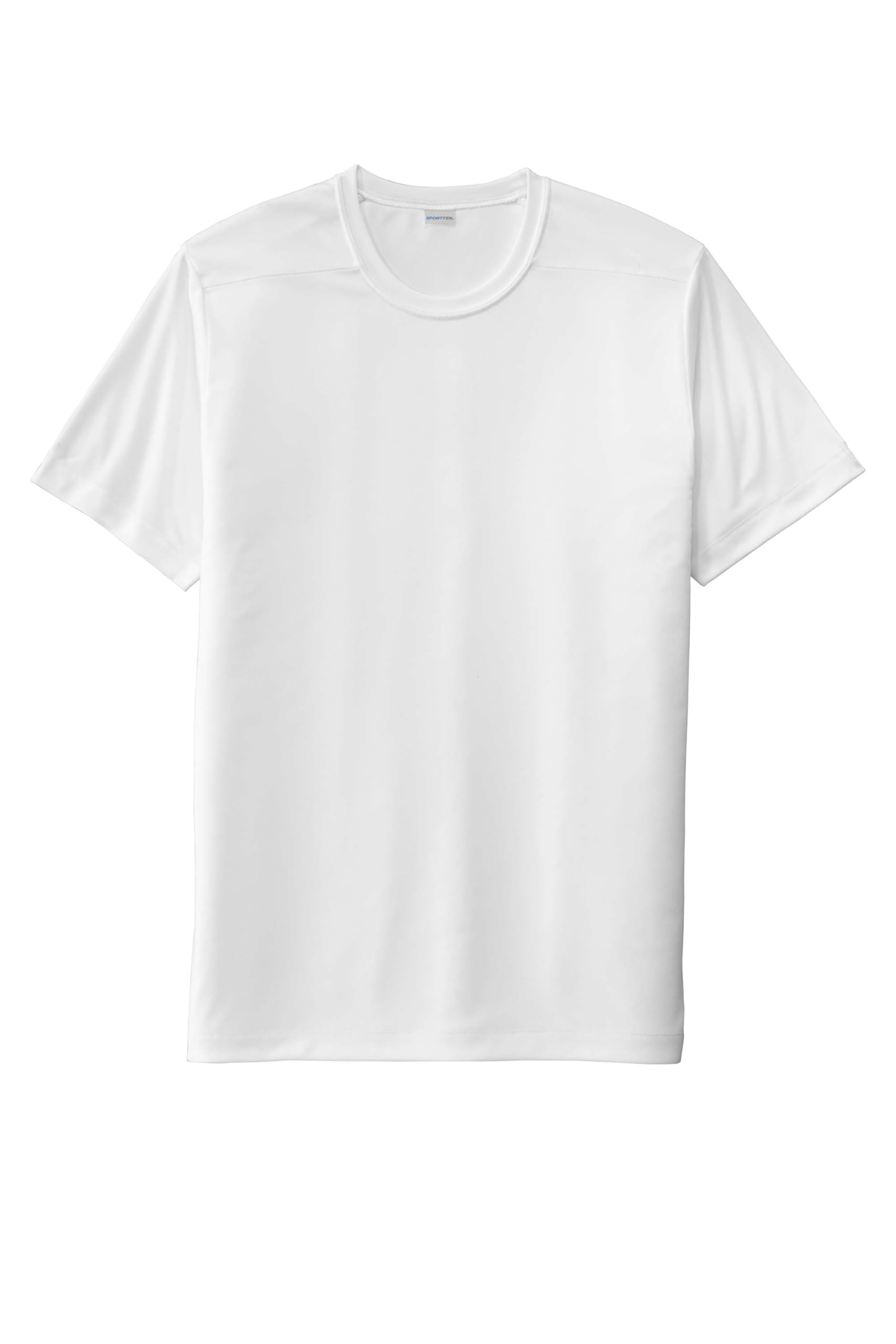 Unisex Posi-UV Pro Tee | Men's and Women's Athletic Fit Workout T-Shirt by SPORT-TEK – X-Large, Cotton, White, Model 1368595