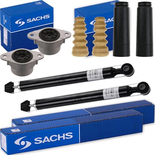 2x SACHS Stoßdämpfer hinten + Domlager + Protection-Kit passend für Fiesta 6 2x SACHS Stoßdämpfer hinten + Domlager + Protection-Kit passend für Fiesta 6