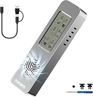 ZORBES M.2 NVMe SSD Enclosure USB 3.2 Gen2, 10Gbps Dual Protocol Solid-State Drive Case with Intelligent Health Detection Price In India