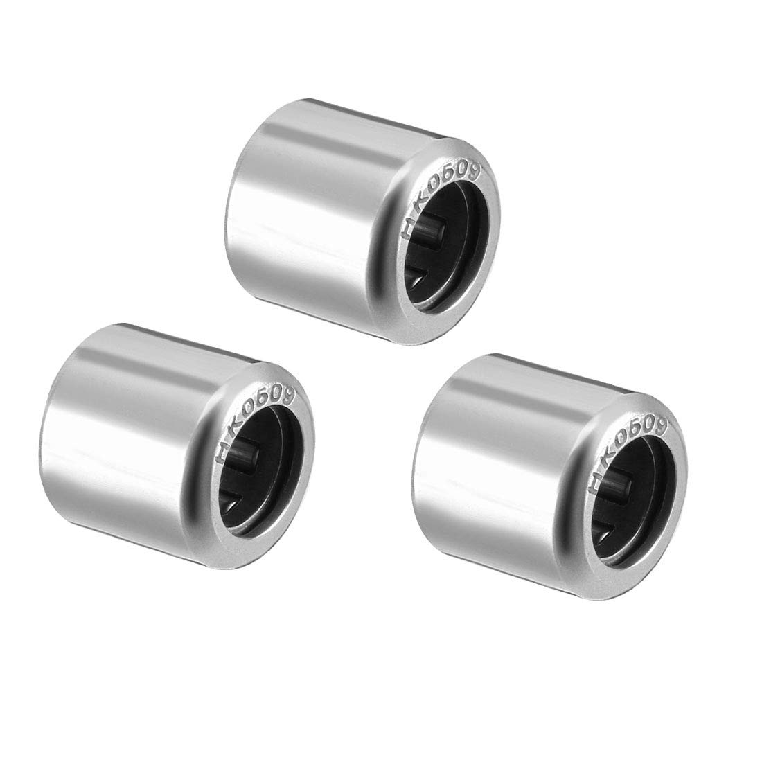 HK0509 Drawn Cup Needle Roller Bearings, Open End, 5mm Bore Dia, 9mm OD, 9mm Width (Pack of 3)