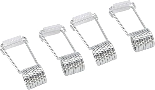 Miniatura 2 de Cierrapuertas de resorte, 4 piezas de bisagra de resorte de cierre automático de 0.8 pulgadas, accesorios para la mayoría de los pasadores de