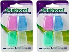 Denthoral Copritestina Per Spazzolini Da Denti - 21 g (Confezione da 2)