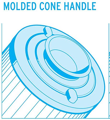 Unicel 4CH-24 25 Square Foot Media Replacement Top Load Hot Tub Spa Filter Cartridge with 173 Pleats (2 Pack)