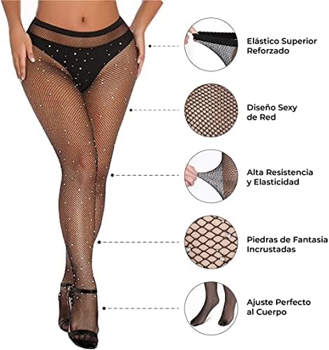 medias de red con brillos