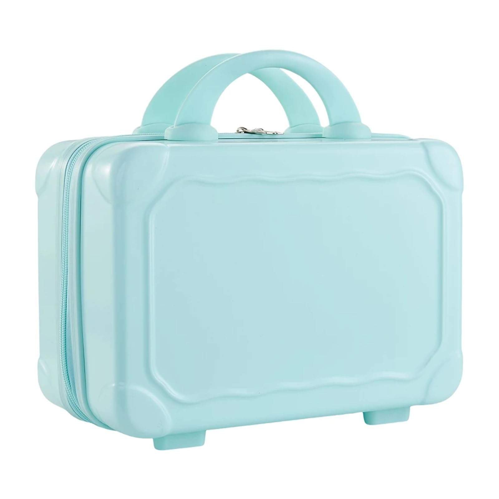 Estuche portátil de Viaje for Maquillaje y manicura, Resistente al Agua para Viajes de Negocios(Beige)