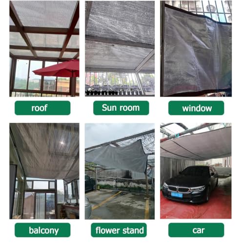 Lona reflectante aluminio toldo exterior protector térmico coche 7