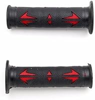Vista 4 de HTTMT- (7/8" BOTH SIDE) Universal ATVs & PWC Rubber Comfort Grips- [Red] Compatible with 7/8" BOTH SIDE Motorcycle Hand Grips