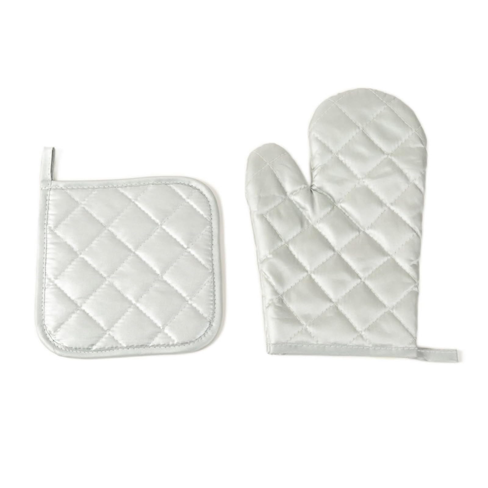 Jazuaiao Oven Mitts and Pots Holder Trivet Mats Nonslip Grip Gloves for Baking Cooking BBQ Grilling Microwave Microwave Safe Pots Holder Set