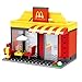 Produktbild Modbrix City Bausteine BurgerLaden, Mäckes Burger Laden, Klemmbausteine Bauset