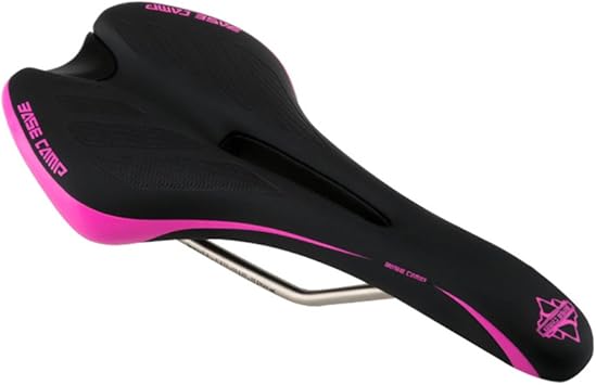 Amazon 自転車用サドル 高弾性スポンジサドル 衝撃吸収 お尻が痛くない スポーツサドル マウンテンバイク ロードバイクサドル ピンク Good Luck サドル