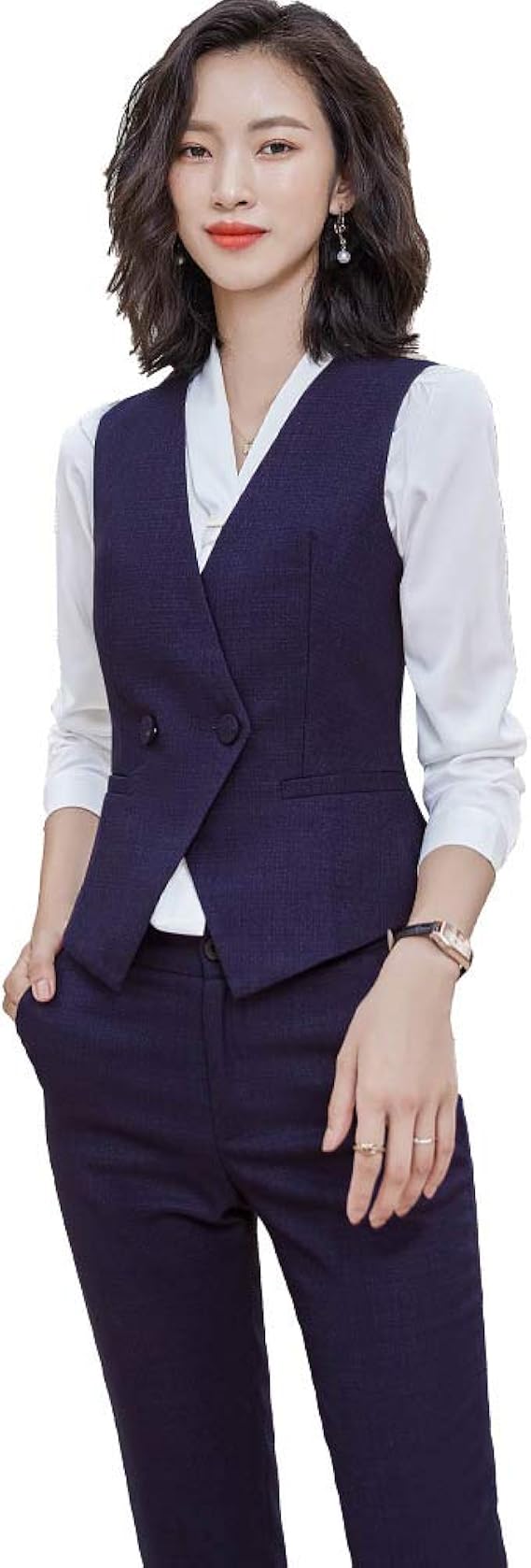 Amazon スーツセット レディース ベスト 春夏秋冬 Ol事務所 結婚服 ビジネスフォーマルスーツセット キャスタ ーホテル 制服スーツ Lサイズ S Xxxxl 多型 スカートスーツ 通販