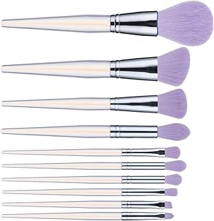 TEHAUX 10pcs Makeup Brush with Artificial Fib...