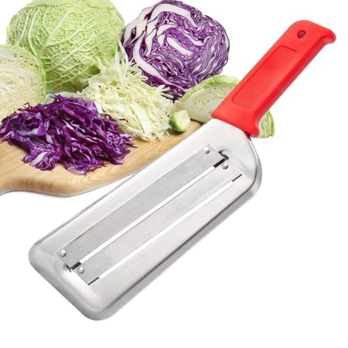 Râpe à Chou Trancheuse,Cutter Double Couche pour Légumes - Outil Multifonction de Cuisine avec Poignée Ergonomique pour Pomme de Terre Carotte Oignon