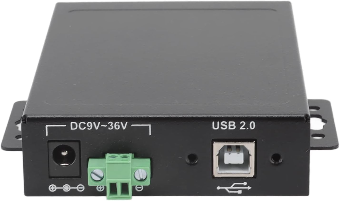 USB to 2 Port RS232 Serial Adapter, Versatile Industrial Wall Mount Design Provides Double Buffer, Metal Housing Plug and Play Suitable for Pos Applications