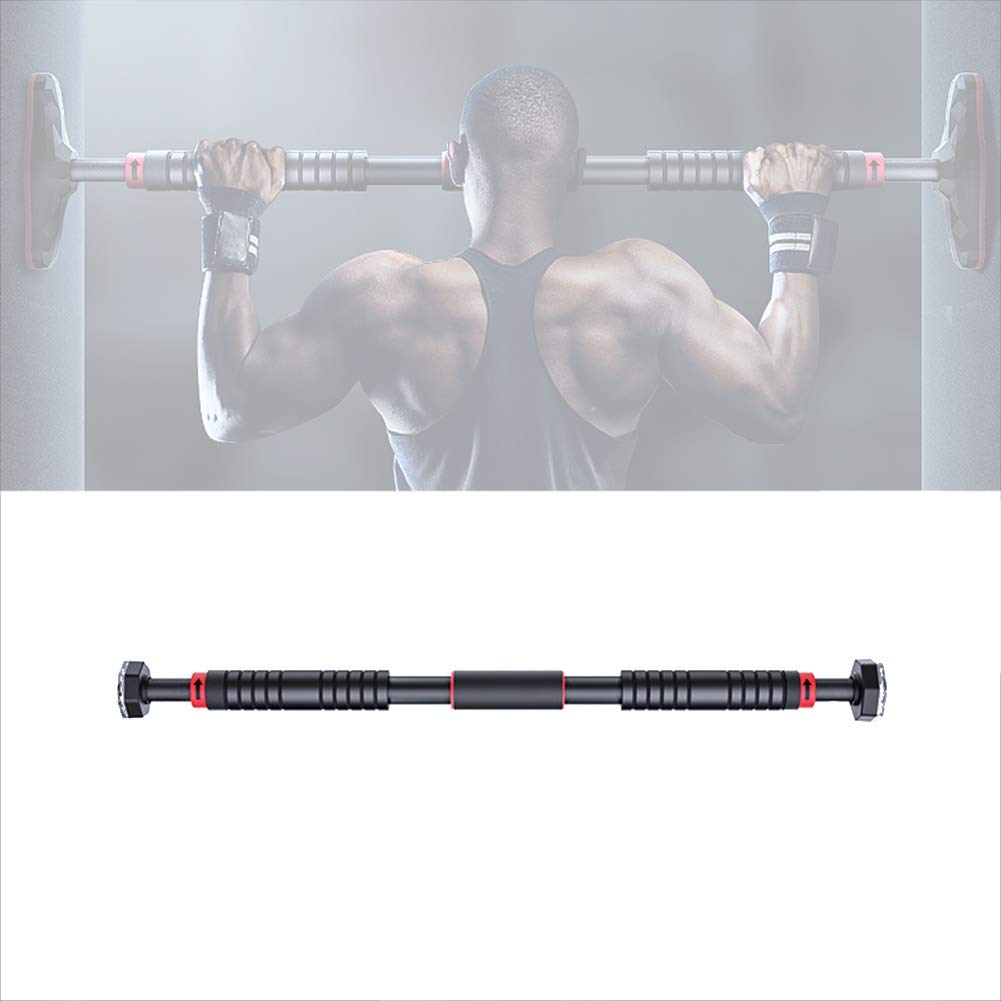 SXYKXYDL Pull Up Bar for Doorway, Chin Up Bar No Screw Installation Adjustable Dip Bars with Anti-Slip Mat & Locking Mechanism Heavy Duty Home Exercise Fitness Workout Strength Training