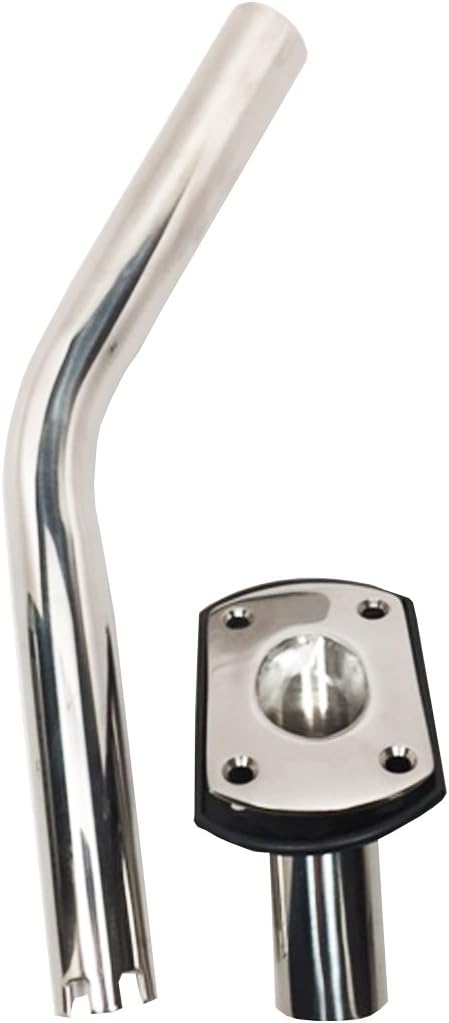 Pactrade Marine Stainless Steel Boat Outrigger Pole Rod Holder Flush Mount