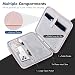 MoKo 9-11 Inch Tablet Sleeve, Protective Carrying Bag with Two Compartments Fits 11 inch iPad A16 2025, iPad Air M3, Air/Pro 11 2024, iPad10/9/8/7th, Galaxy Tab A9+ Plus 11"/S9 FE, Tab M11 11", Pink