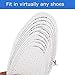 2 Pairs Breathable Insoles, Super-Soft Shoe Inserts and Stopping Sweaty with Two Layers of Foam That Fit in Any Shoes (One Size for Both Men's 7-13 & Women's 5-10)
