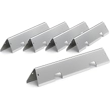 67046 7636 Flavorizer Bars for Weber Spirit II E-310 310 300 Grill Parts, Spirit E/S-310 320 330 Part Replacement, Full 17GA Stainless Steel Flavor Bars for Weber Spirit GS4, 15.3  Flame Guards 5 Pack