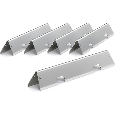 67046 7636 Flavorizer Bars 15.3” Replacement for Weber Spirit II E-310 310 300 Grill Parts, Spirit E/S-310 320 330 Parts, 16 GA Stainless Steel Flavor Bars, Weber Spirit GS4 Flame Guards 5 Pack