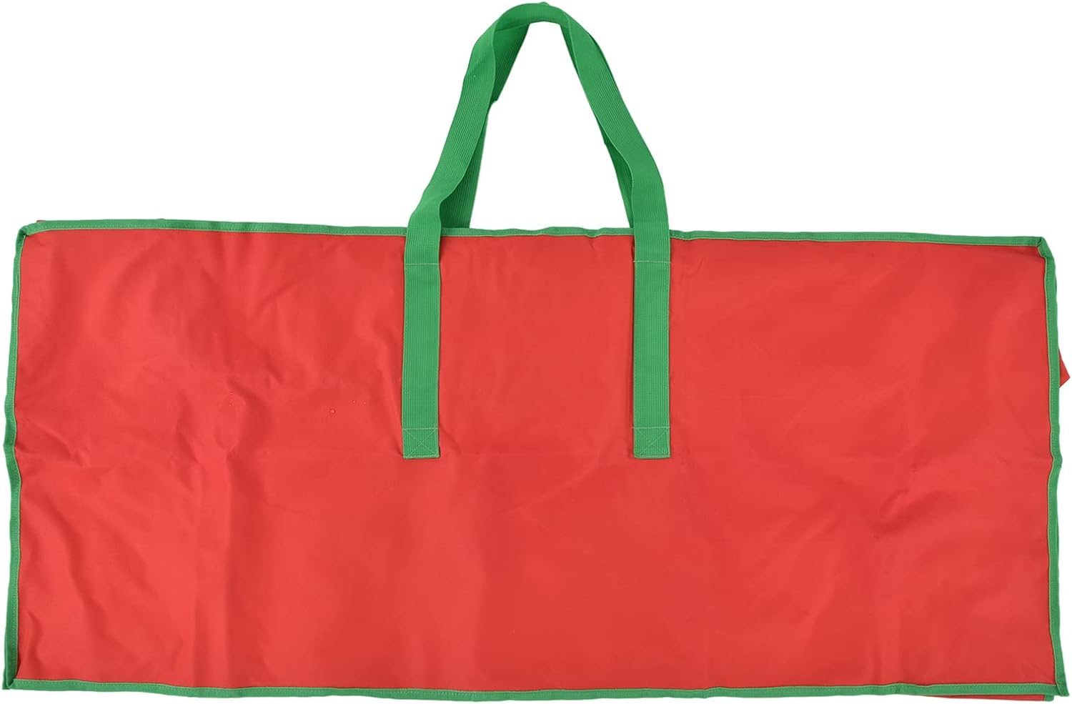 Christmas Tree Storage Bag, Bright Red 600D Oxford Cloth Protective Organizer with Double Zipper and Reinforced Handles for Home Holiday Decor Storage
