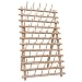 Threadart 66 Large Spool Cone Wood Thread Rack | Made of Hardwood, Sturdy, Freestanding or Wall Mount | 3 Sizes Available