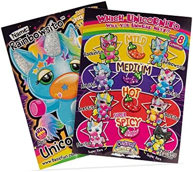 Cutetitos Unicornitos 29243, Surprise Stuffed Animals, Cute Plush Toys for Girls and Boys, Collectable Scented, Cuddly Toys from Series 2, 7 Inch Soft Toy