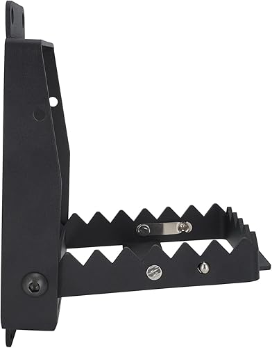 Miniatura 7 de JFG RACING Reposapiés para pasajero trasero ATV plegable antideslizante pedal para pasajero trasero universal para Polaris Sportsman Scrambler