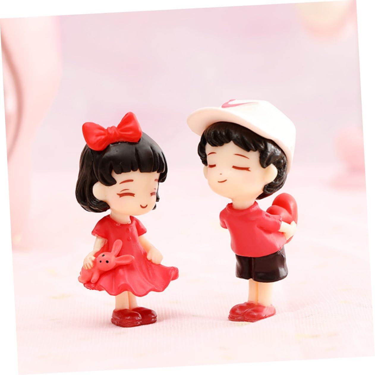 Alipis Couple Car Dashboard Ornament Set Aesthetic Car Interior Decoration for Couples for Friends Collectible Home Decor