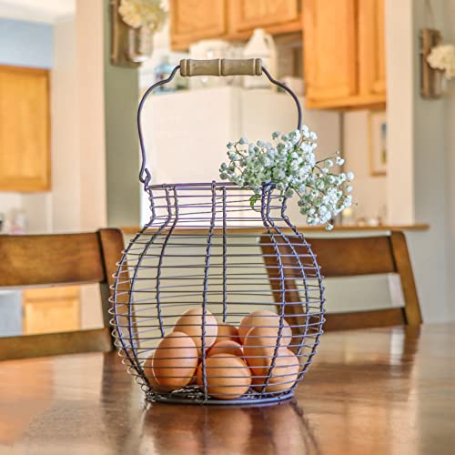 Wire Egg Basket - Vintage Style - By Trademark Innovations #TOP4
