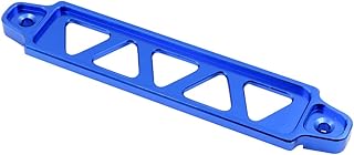 MACHSWON Suporte de montagem de fixação de bateria de carro 19 cm/7,5" orifício de parafuso (azul), suporte de bateria de liga de alumínio, braçadeira de bateria, suporte de fixação de bateria, suporte de bateria de carro de alumínio