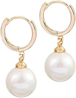 1 Par De Brincos Femininos Pendentes Com Contas Pendentes Joias De Pérola Pendentes