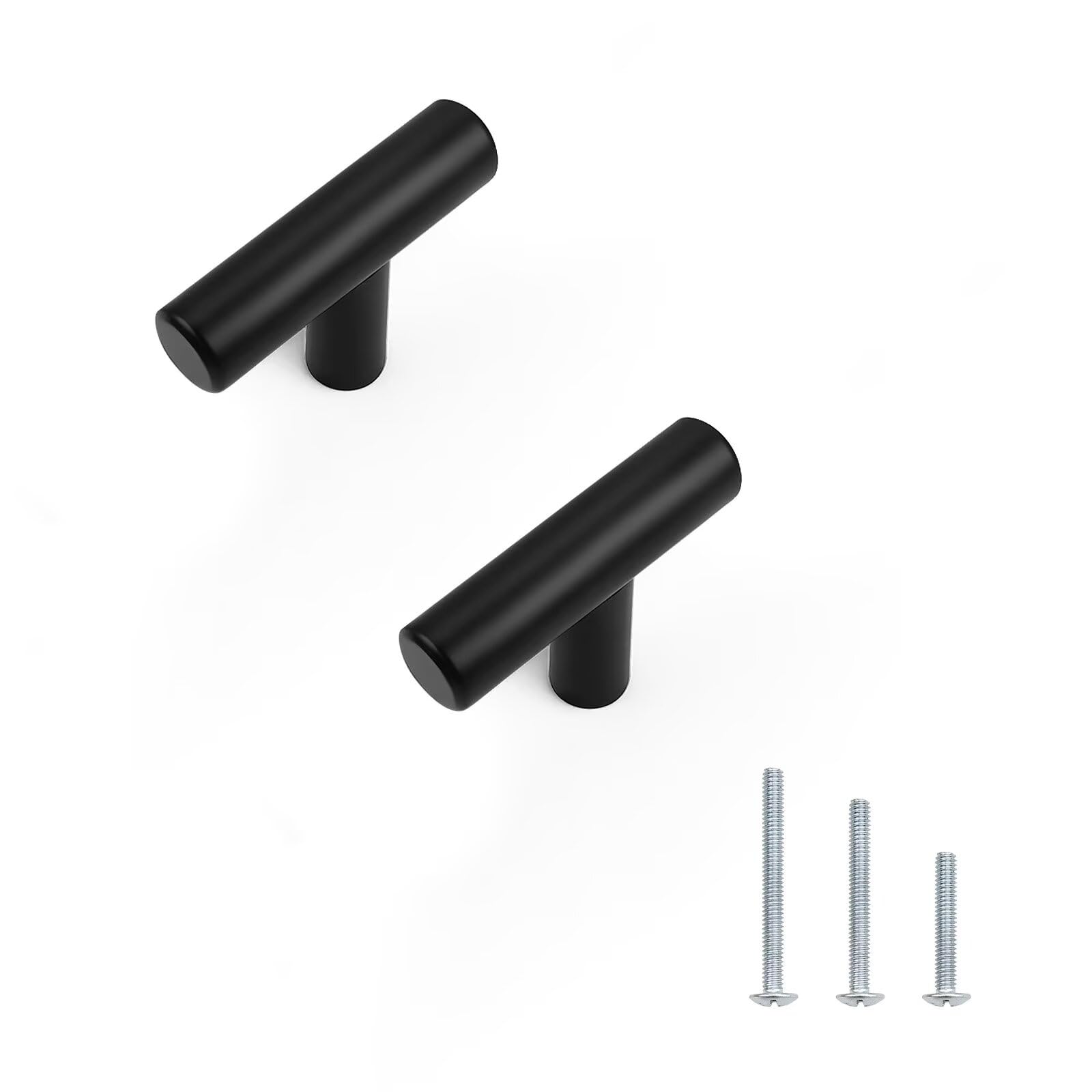 Probrico Black Cabinet Handles & Pulls 3" Hole Centers Round 30 Pack — Amazon image 12