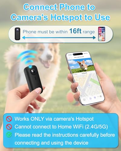 Cat Camera Collar with Phone APP & 1080P HD Video Record,XS-Size Pet POV Cam for Cats & Small Dogs,Mini Small Sports Video Cameras for Pets(Included 8GB SD Card),Pet Supplies Gift for Pet Owners - Image 7