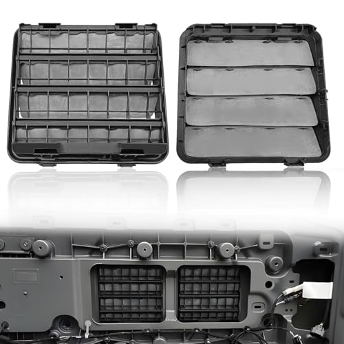SYudwen 68323649AB Body Side Aperture Exhauster Air Pressure Vents Compatible with Dog Ram 1500,Ram 2500 Ram 3500 Ram 4500, JP Wrangler Gladiator, Cab Rear Air Pressure Vent 2PCS by SYudwen - Used condition - US$13.93