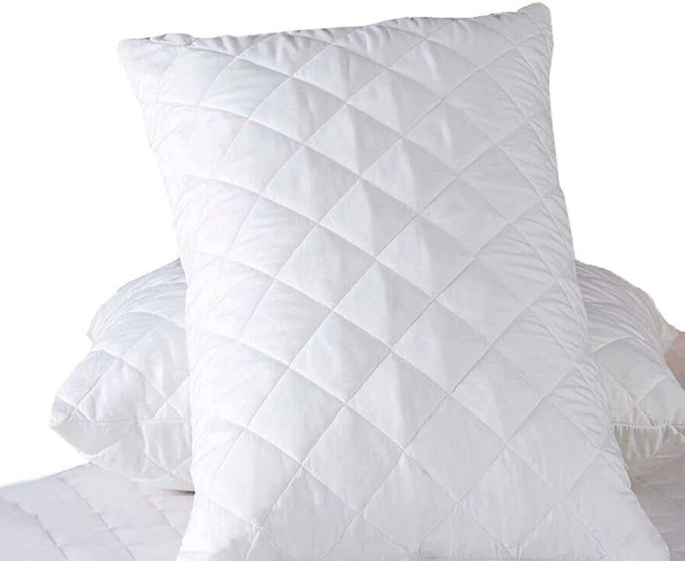 Molten Creek White Molten Creek® Waterproof Mattress Protector, Quilted Mattress Cover, Extra Deep 30 & 40Cm Fitted, Breathable & Hypoallergenic, Moisture-Wicking, ,Set Of 2 (Pillow Cases- 48X74cm)