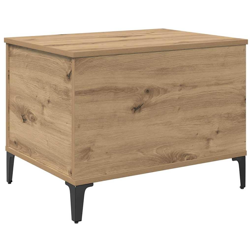 Table basse rectangulaire au design industriel chic avec pieds en métal robustes