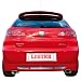 Lester RS77139 tylny fartuch do Seat Ibiza od 02 Tbv podwójna rura wydechowa