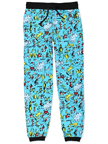 Dr. Seuss The Grinch Mens Christmas Holiday Santa Pajama Pants with Pockets2