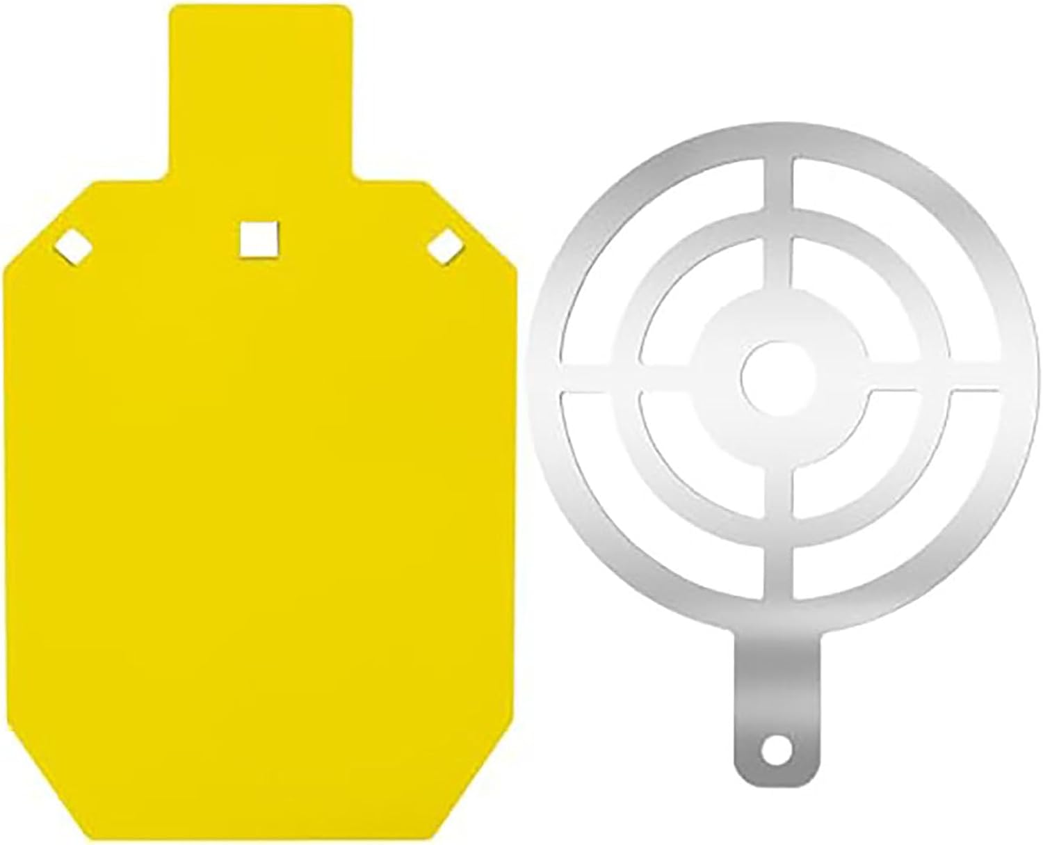 AR500 Steel Target for Shooting with Steel Target Painting Stencil,1/2" Thick Gong Silhouette Metal Target,Shooting Targets for The Range