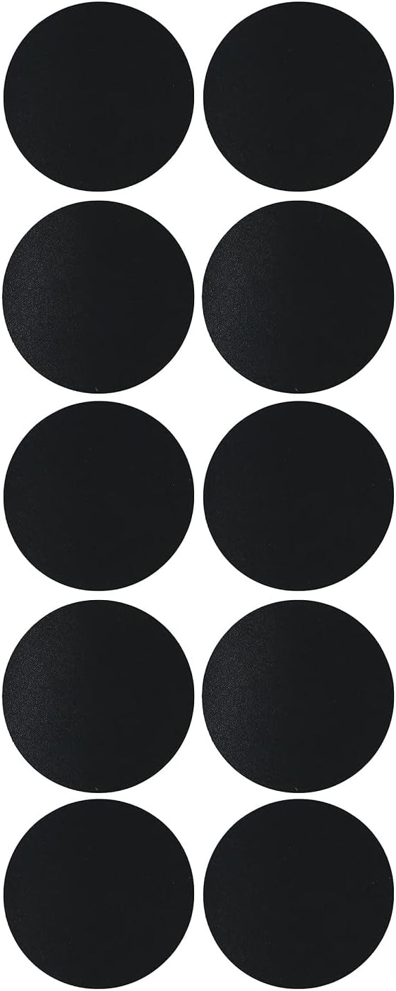 GLAMORASWomen Girls Non-Woven Fabric Disposable Self Adhesive Ultra Thin Nipple Cover/Self Adhesive Sticker Peel and Stick Nipple Cover, Nipple Pasties (Pack of 5 Pairs)