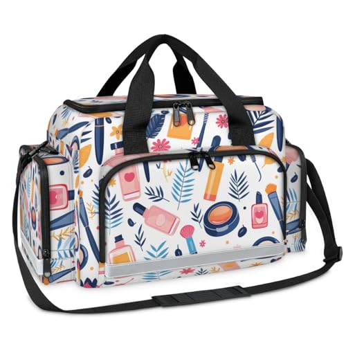 GzLeyigou First Aid Bags Empty, Dreamy Flowers Emergency Bag First Aid Kit Multiple Compartment Kit Carrier On Call Trauma Bag For Paramedics Emergency Medical Supplies Kit