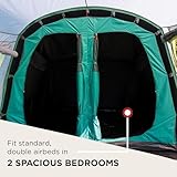 Coleman Tent Oak Canyon 4, 4 Person Family Tent with BlackOut Bedroom Technology, 4 Man Camping Tent with 2 Extra Dark Sleeping Cabins, 100 Percent Waterproof, Easy to Pitch - Image 5