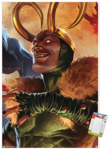 Poster Marvel Loki idée cadeau idéale pour les fans de comics