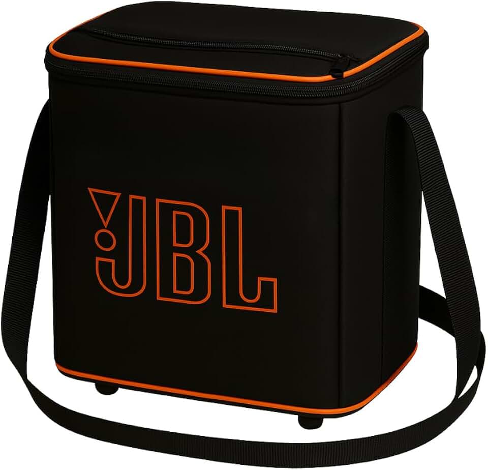 Capa Bolsa Compátivel c/Partybox Encore Essential JBL - Case Bag Protetora Resistente, Macia, com Bolso P/Microfone e Alça de Transporte Bolsa de Transporte para PartyBox Encore