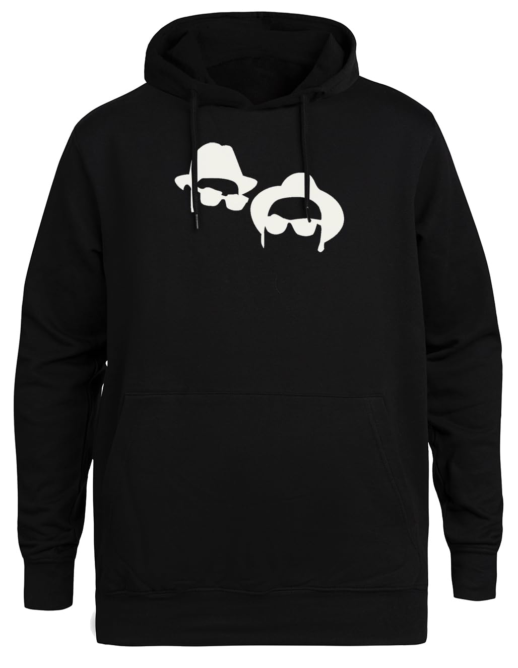 Elwood & Jake Sweat à Capuche Noir Unisexe Veste à Capuche Écologique Unisex Black Hoodie Eco-Friendly Hooded Jacket